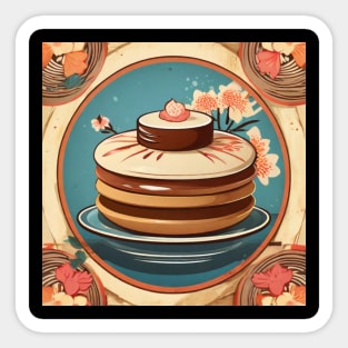 Dorayaki Baker Baking Japan Japanese Kawaii Vintage Sticker